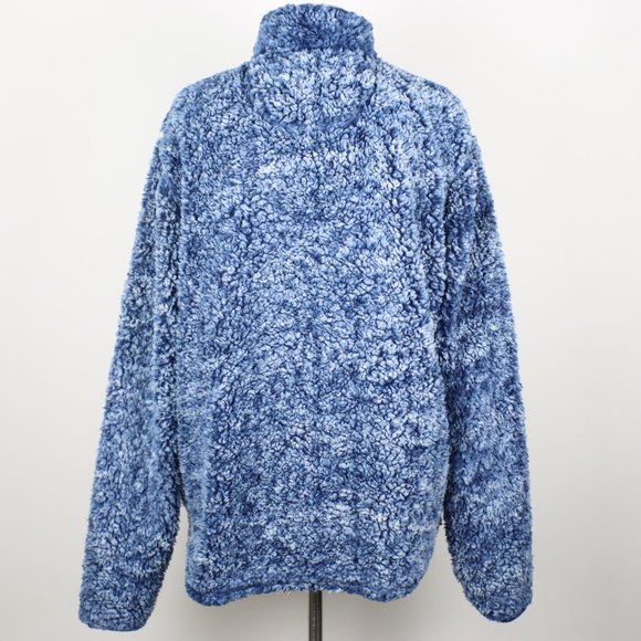 Southern Shirt Womens Medium Sherpa 1/4 Zip Pullover Sweater - Picture 2 of 6